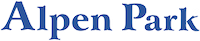 lettering logo Alpen Park
